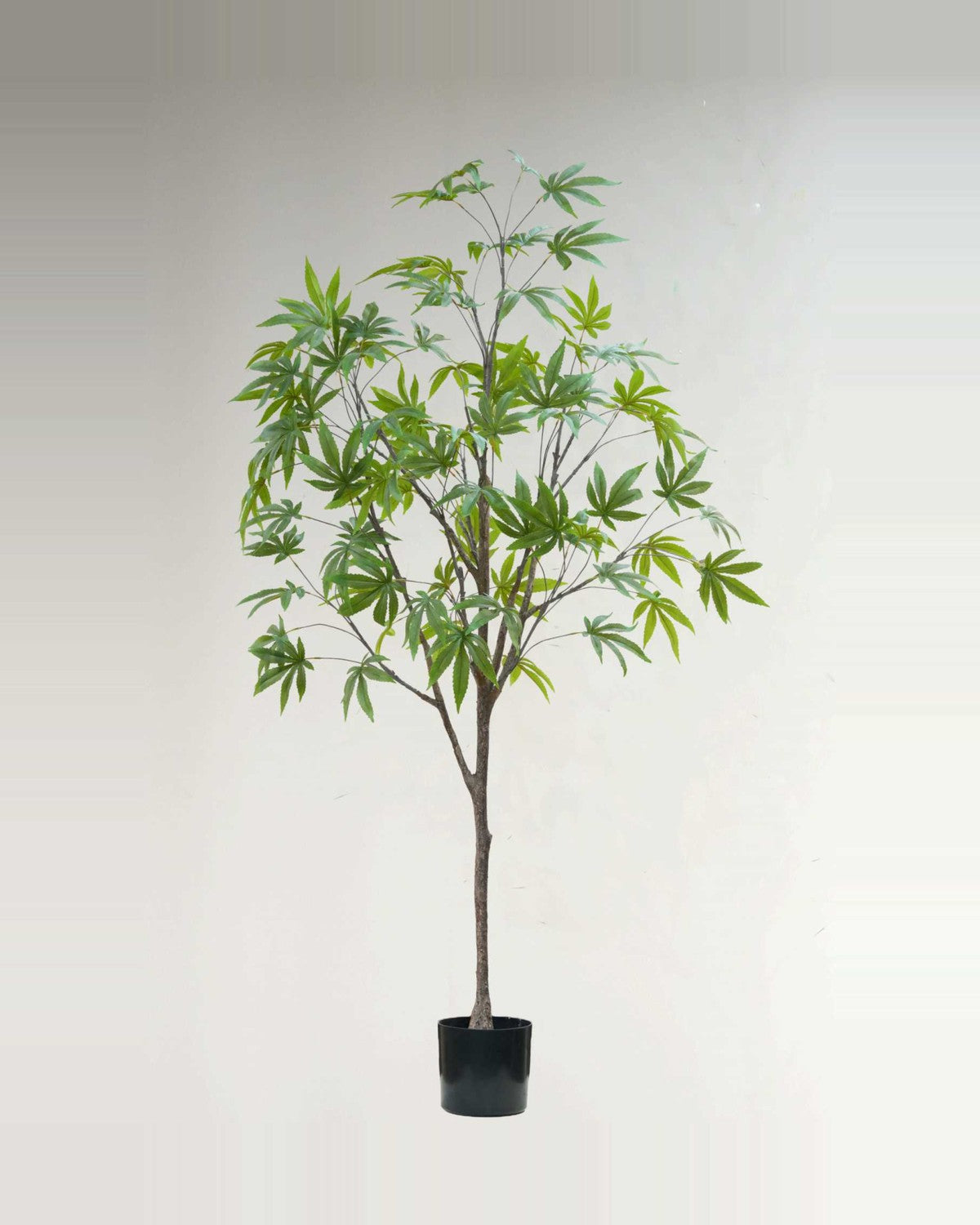 Borie Green Maple Leaf Tree — studio packshot, artificial green maple leaf tree