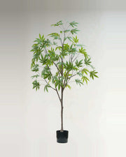 Borie Green Maple Leaf Tree — studio packshot, artificial green maple leaf tree