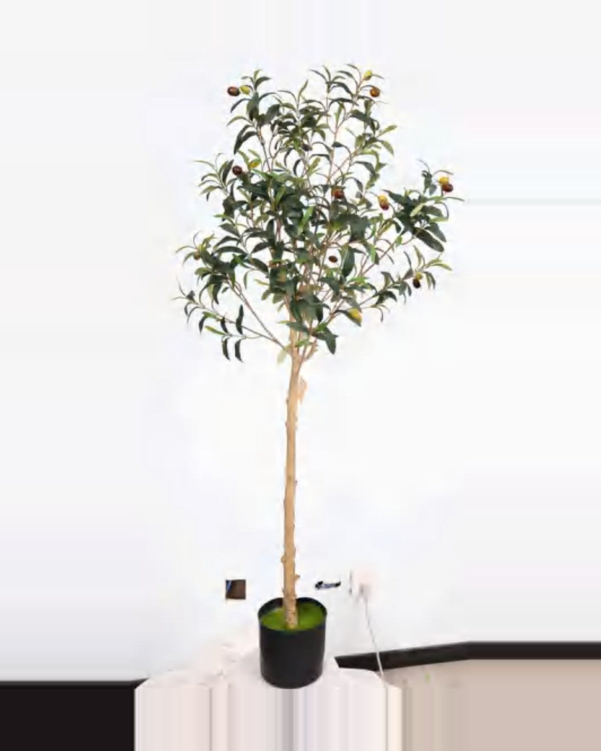 Fermo Olive Tree — studio packshot, artificial olive tree