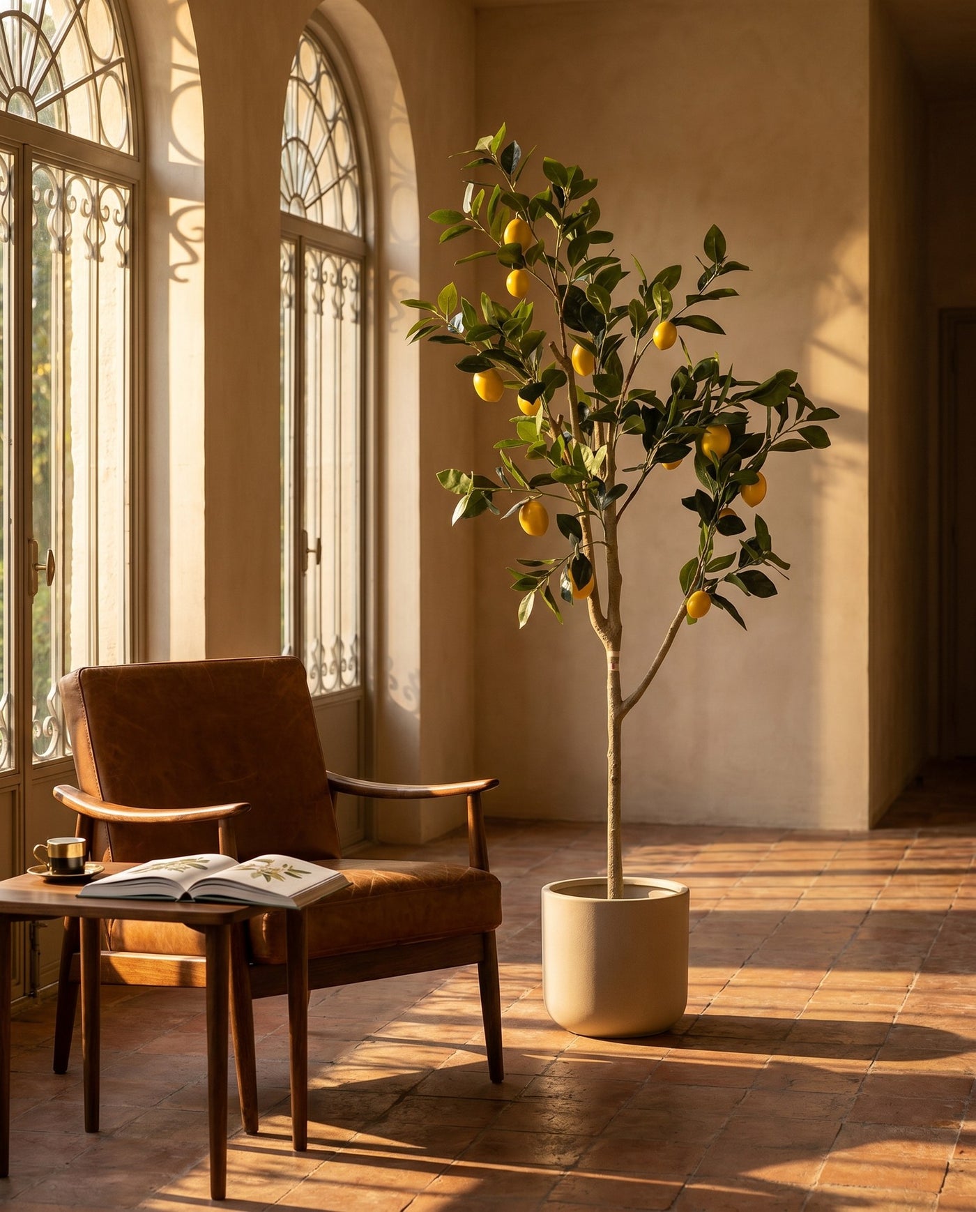 Maison Moya - Lemon Tree Faux Fruit Tree - 01 lifestyle