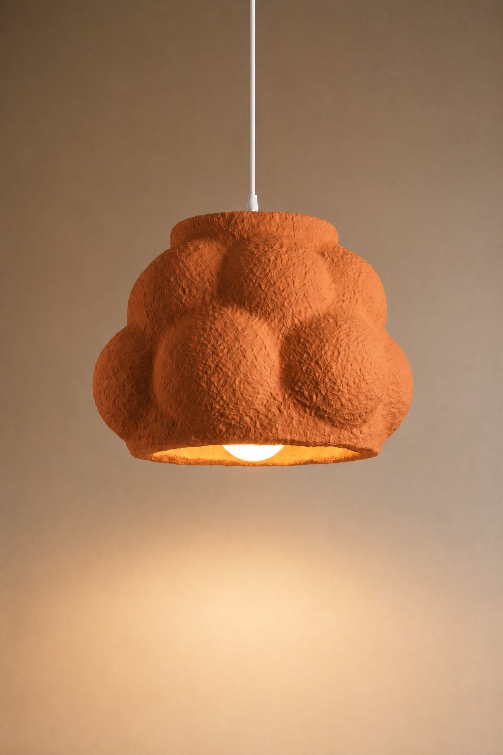 Maison Moya - nimba-cloud-cluster-pendant - Brun Argile