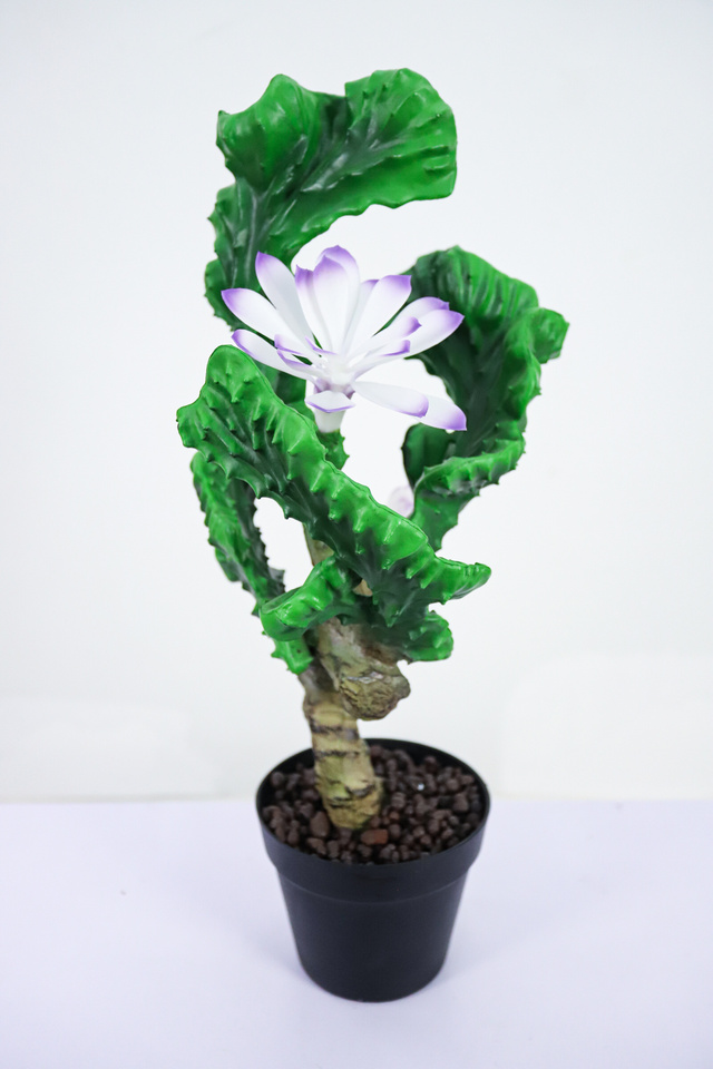 Coral Cactus Sculptural Faux Plant