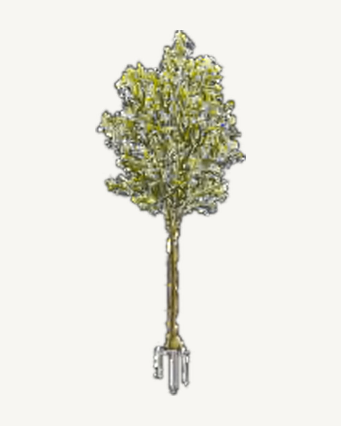 Roussillon Artificial Olive Tree, full product studio view in the included nursery pot