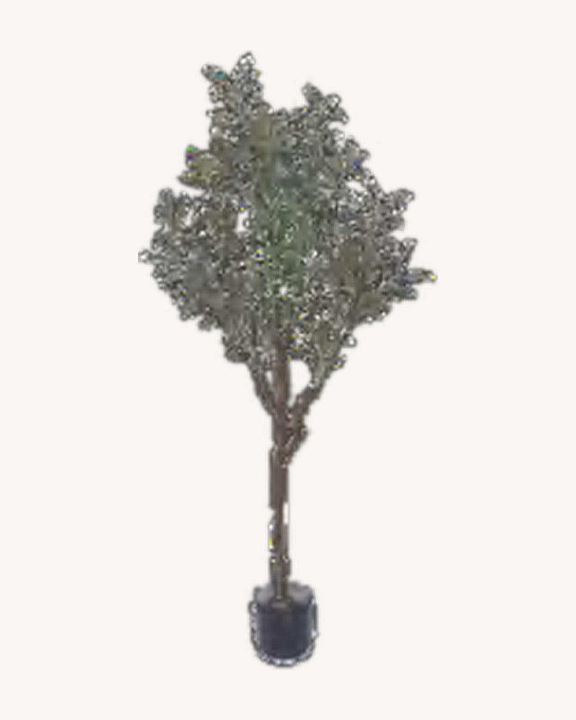 Salina Artificial Olive Tree, full product studio view in the included nursery pot