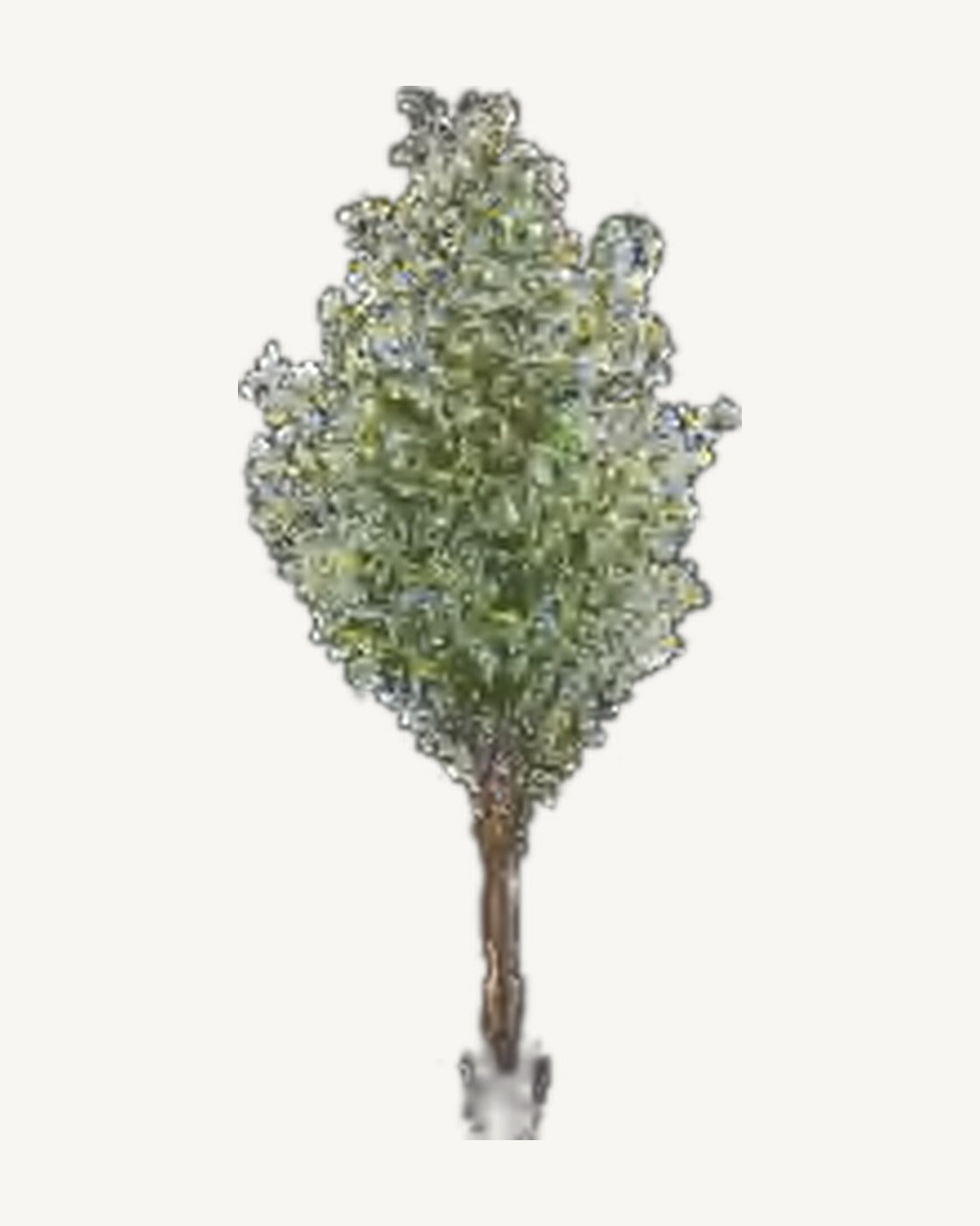 Sanremo Artificial Olive Tree, full product studio view in the included nursery pot