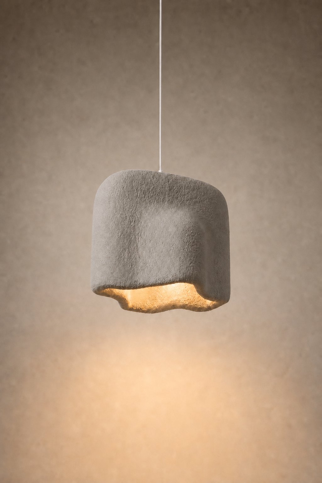 Maison Moya - Selle Saddle Sculptural Pendant Lamp - Gris Galet