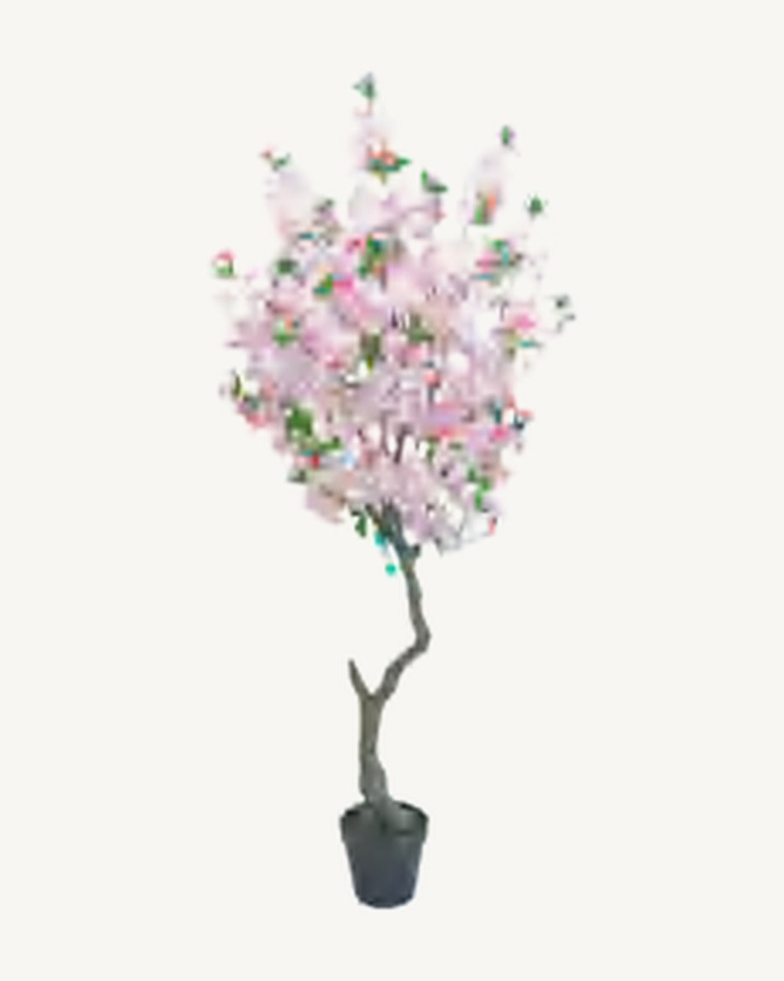 Siracusa Artificial Blossom Tree, full product studio view in the included nursery pot