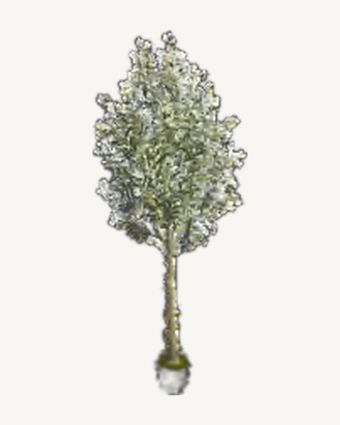 Siracusa Artificial Olive Tree, full product studio view in the included nursery pot