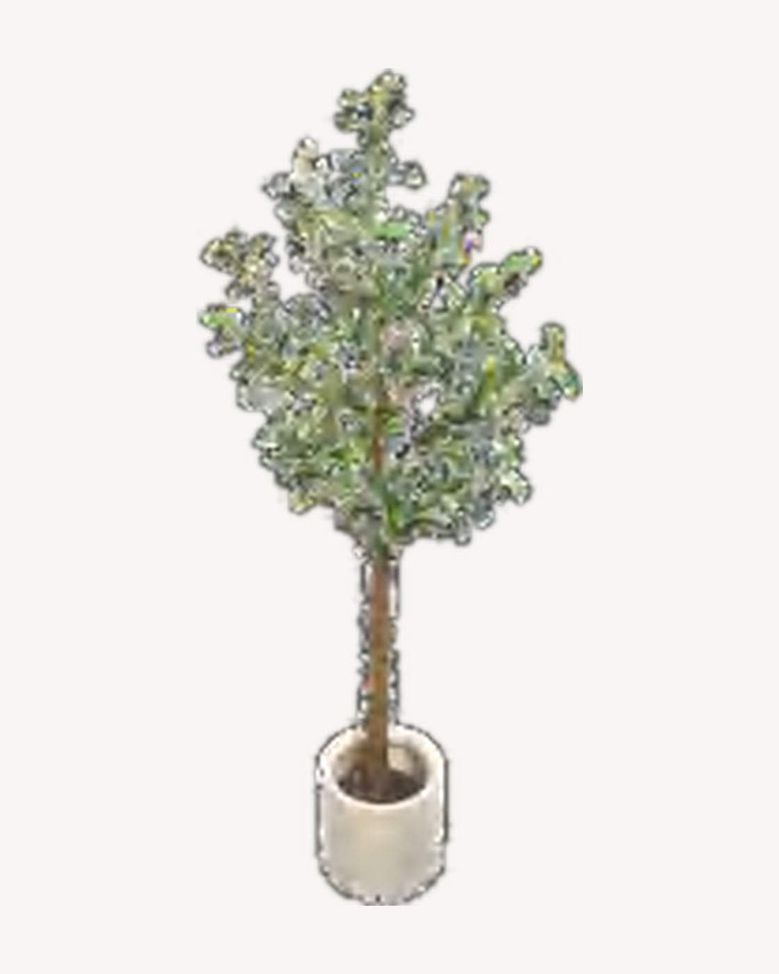 Spoleto Artificial Olive Tree, full product studio view in the included nursery pot