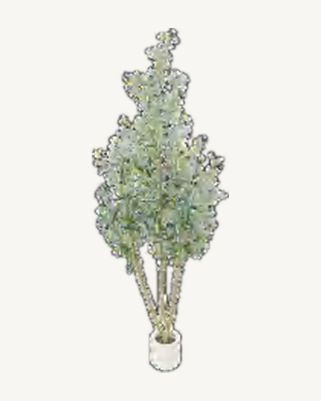 Tivoli Artificial Olive Tree, full product studio view in the included nursery pot
