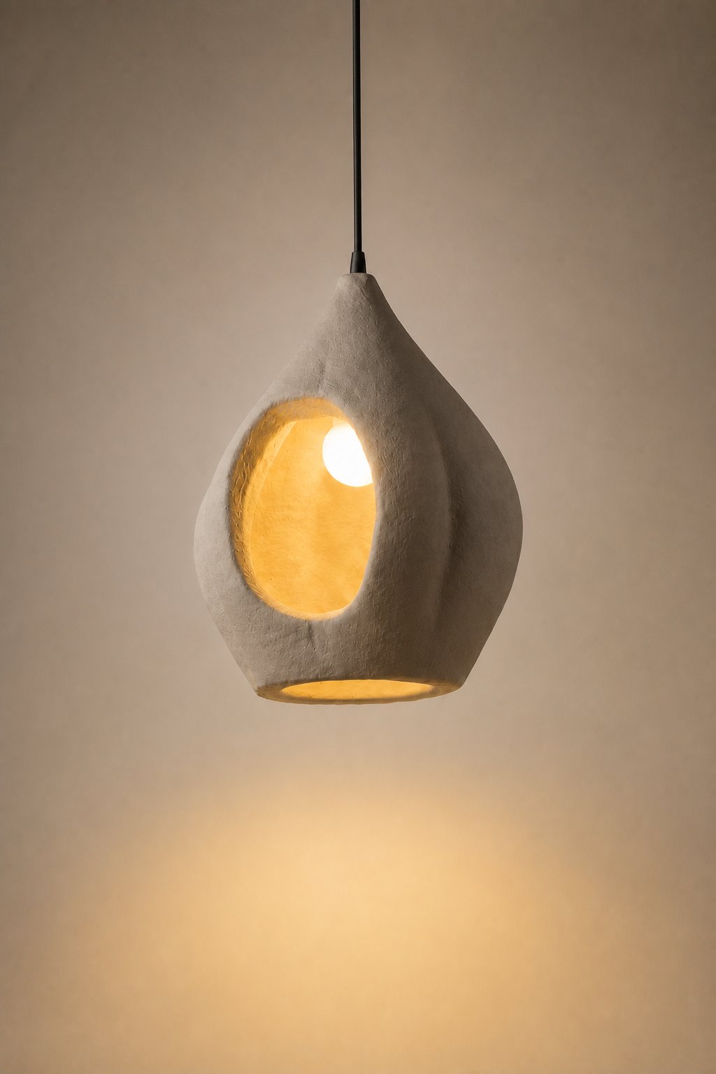 Maison Moya - torch-linear-chandelier - Gris Galet