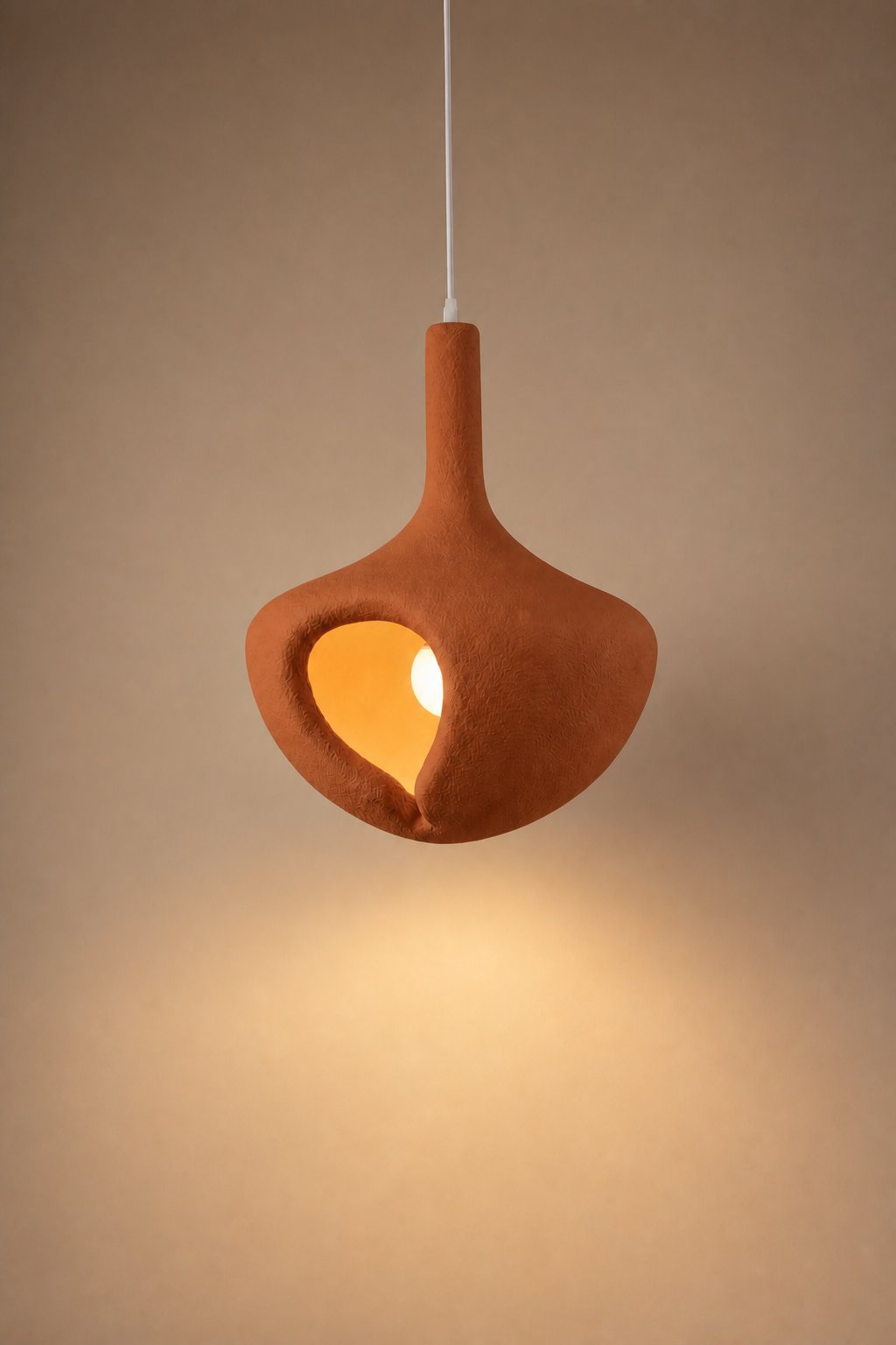 Maison Moya - vase-ceramic-bell-pendant - Brown