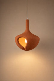 Maison Moya - vase-ceramic-bell-pendant - Brown