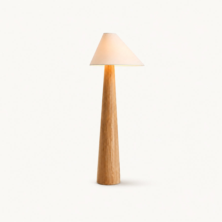 Cône Bois Japandi Cone Floor Lamp