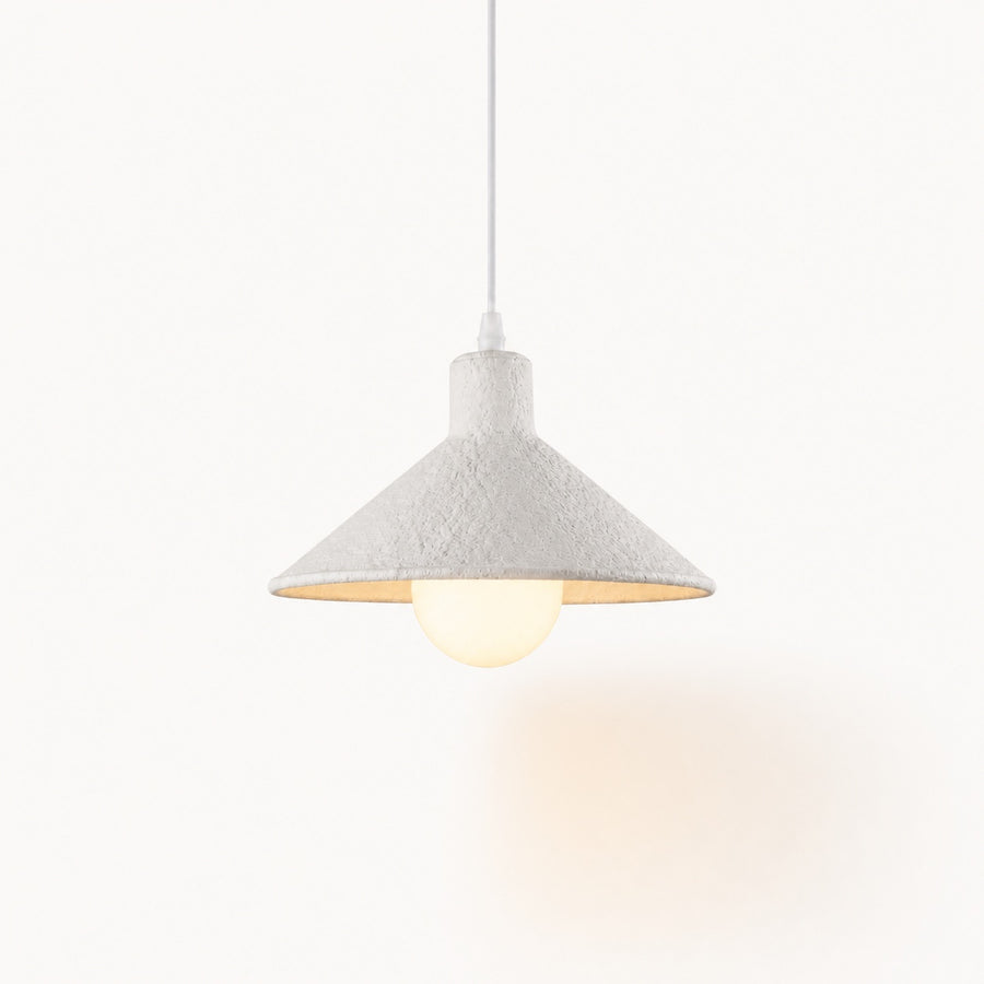 Cône Coolie Plaster Pendant Lamp