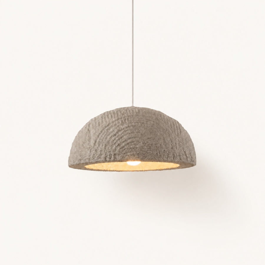 Demi-Lune Sculpted Dome Pendant Lamp