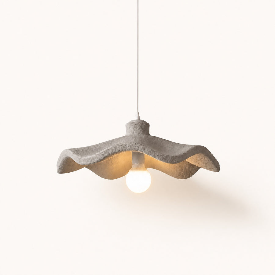 Vague Wavy Disc Pendant Lamp