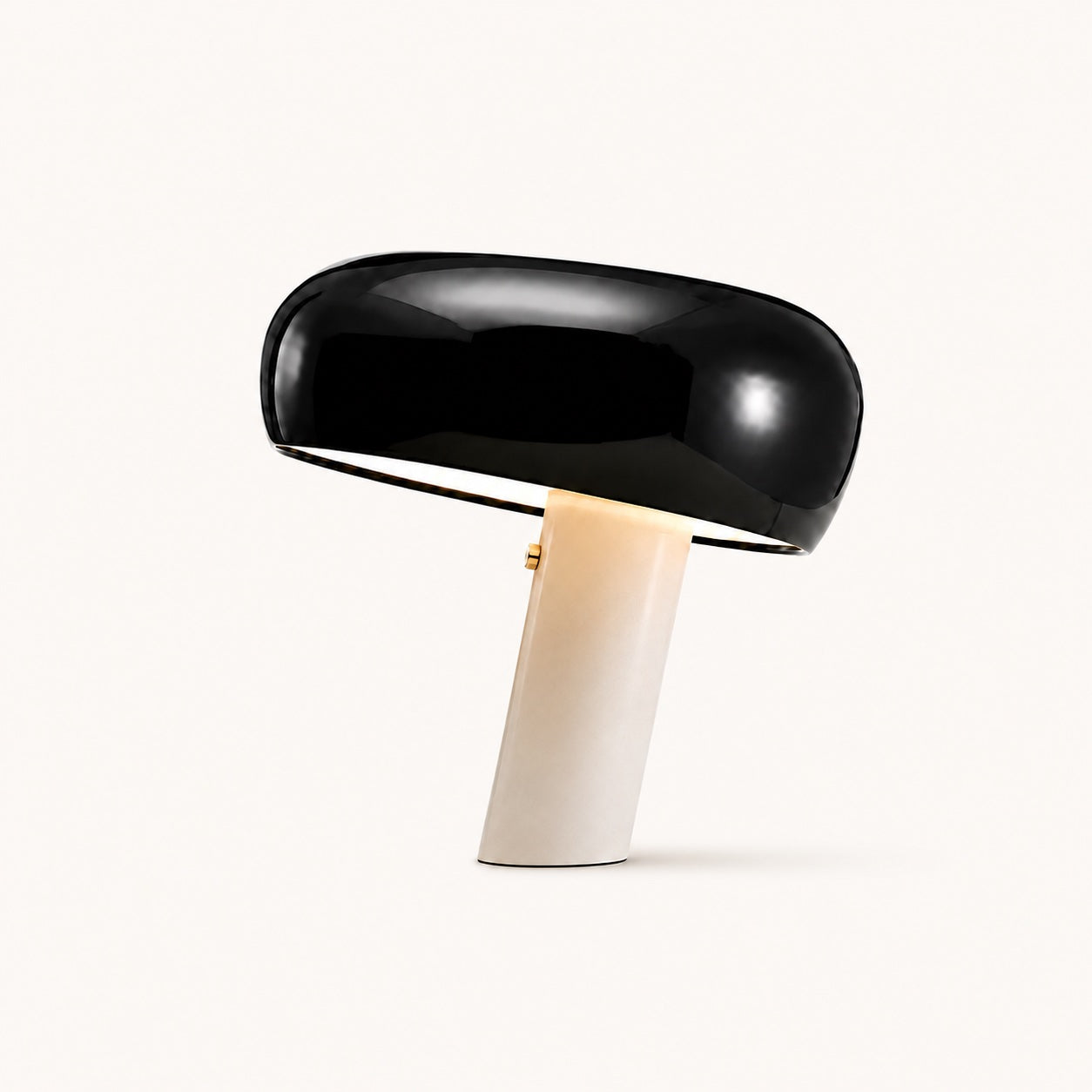 Lampe à poser laquée Champignon