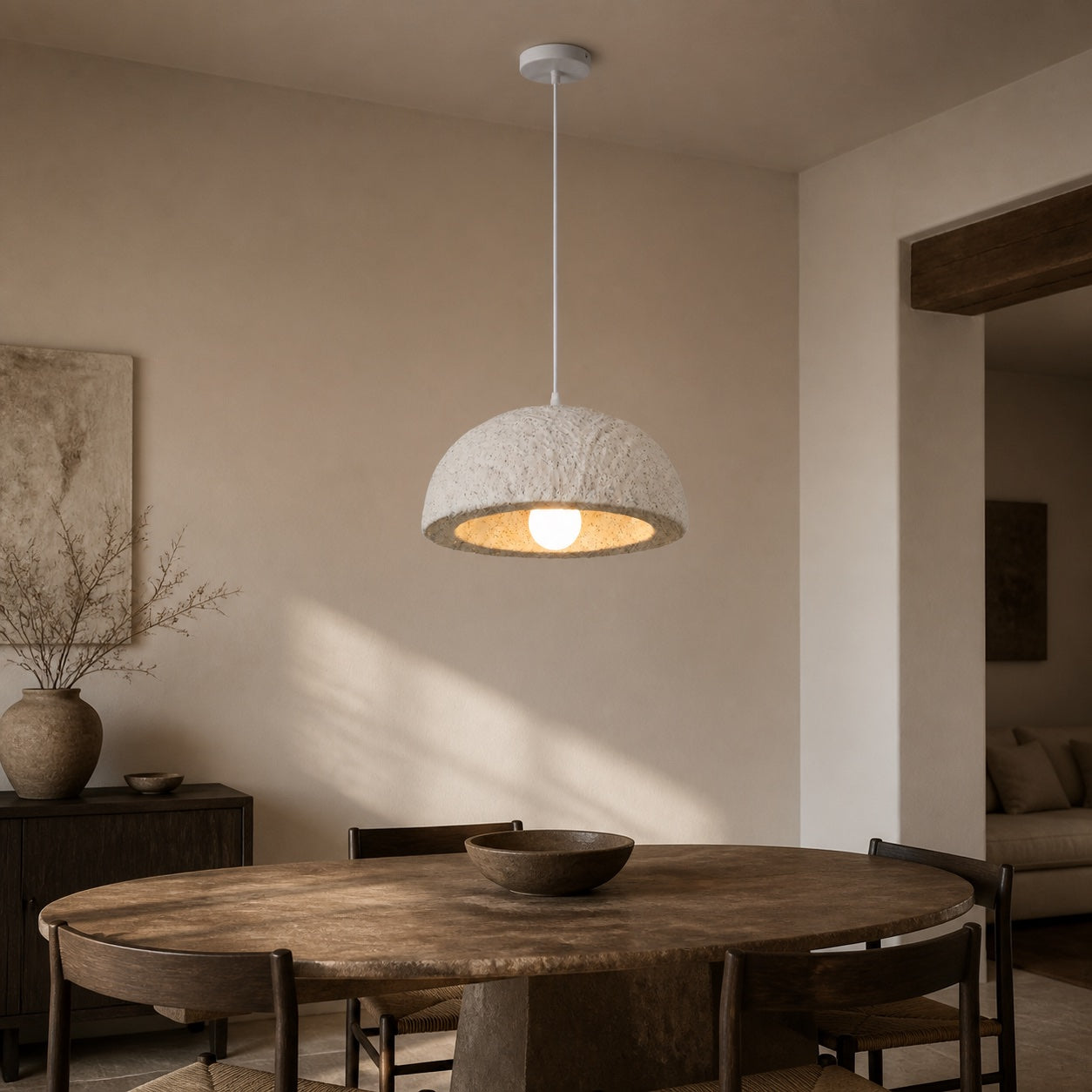 Galet Terrazzo Speckled Pebble Pendant Lamp